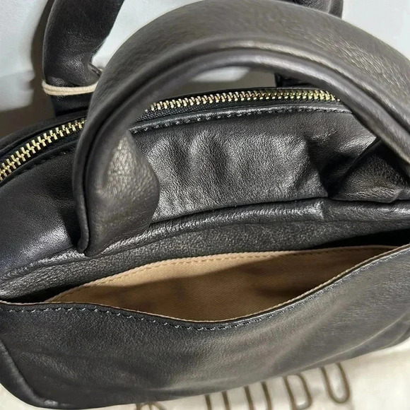 HOBO Black Maze Woven Leather Satchel - Picture 6 of 12